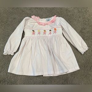Busy Bee Smocks Pink Ballerina Smocked Top
